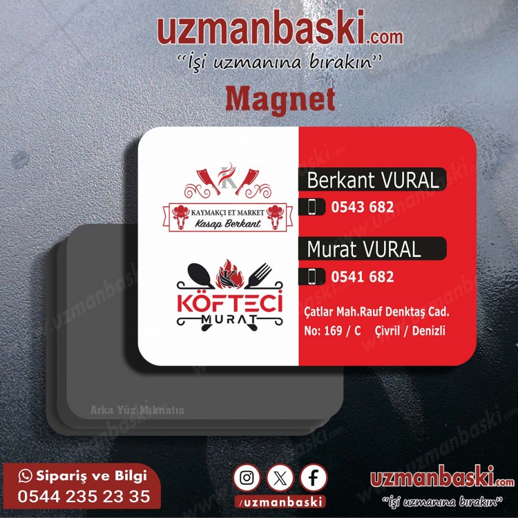 Köfteci Magnet Tasarımı Köfteci Magnet Tasarımı