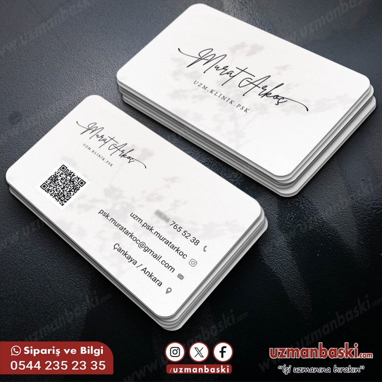 Sade Şık Psikolog Kartvizit Tasarımı Sade Şık Psikolog Kartvizit Tasarımı
