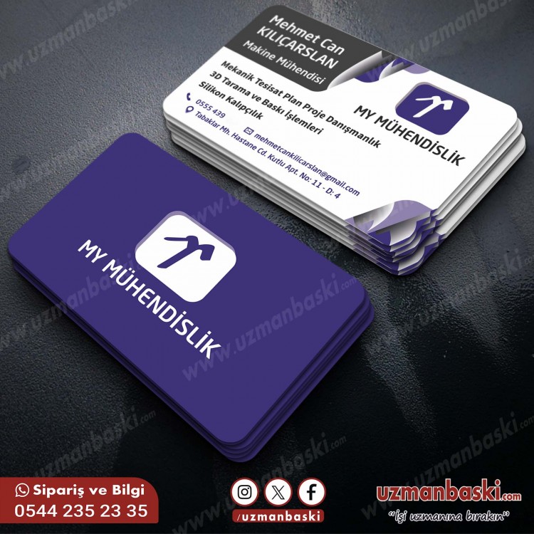 Makina Mühendisi Kartvizit Tasarım Örneği Makina Mühendisi Kartvizit Tasarım Örneği