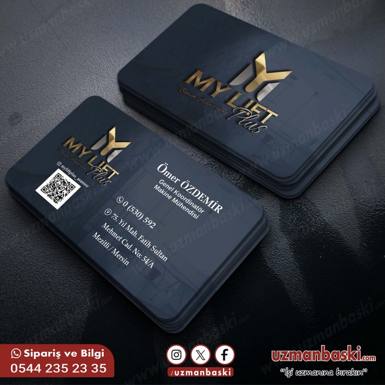 Asansör Kartvizit Tasarımı Örneği 2