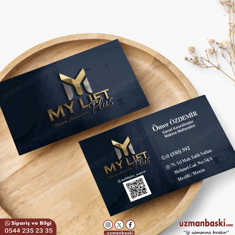 Asansör Kartvizit Tasarımı Örneği 2