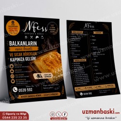 Börekçi Broşür Örneği