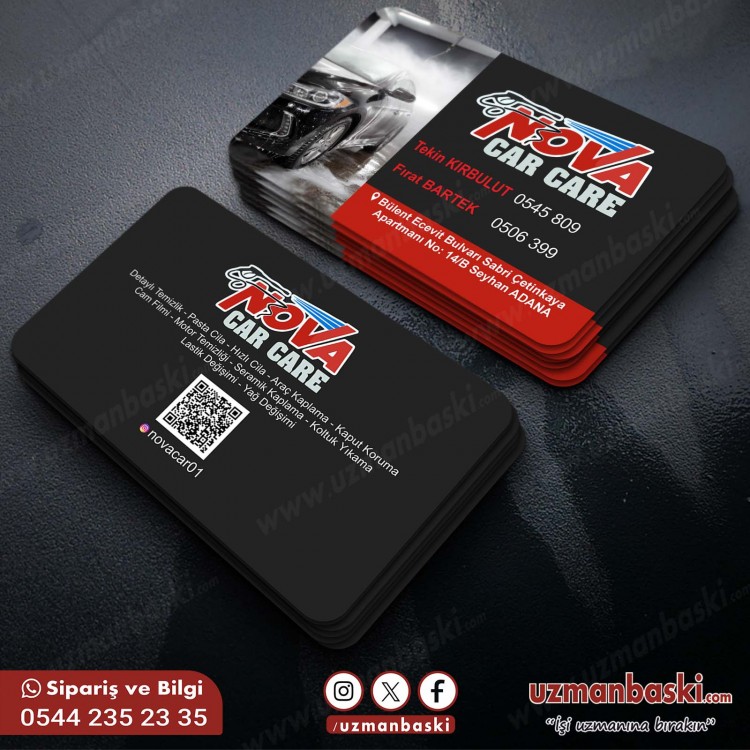 Detaylı Profesyonel Oto Yıkama Kartvizit Detaylı Profesyonel Oto Yıkama Kartvizit