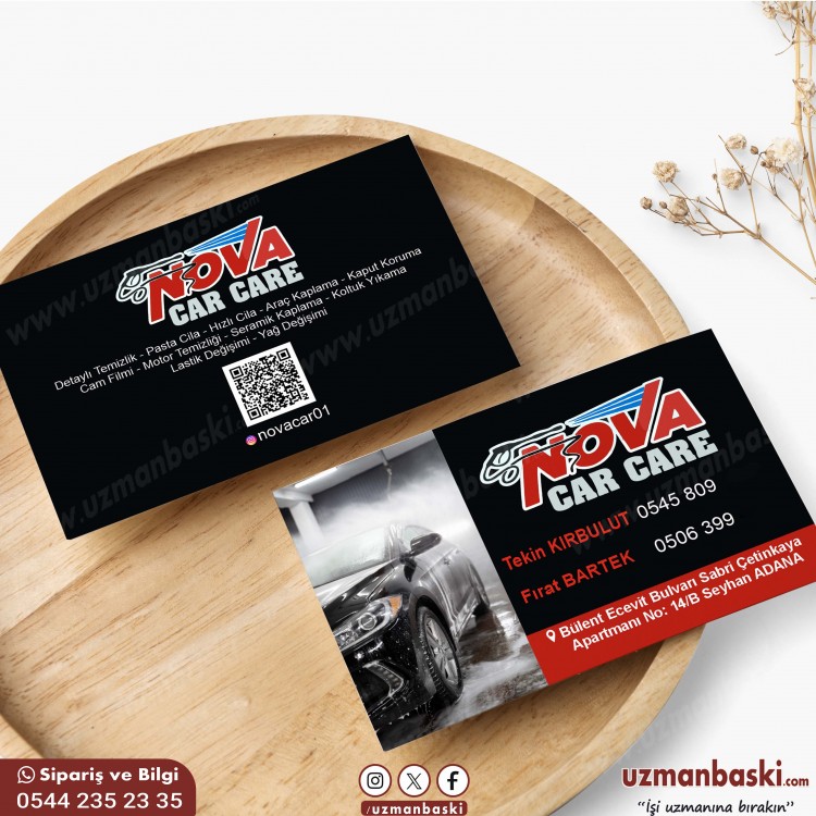Detaylı Profesyonel Oto Yıkama Kartvizit Detaylı Profesyonel Oto Yıkama Kartvizit