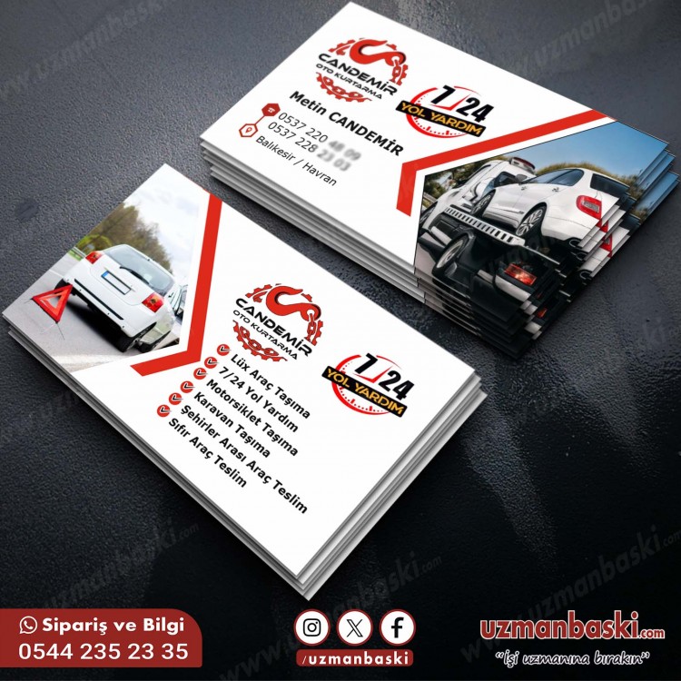 Oto Kurtarma Kartvizit Örneği 2 Oto Kurtarma Kartvizit Örneği 2