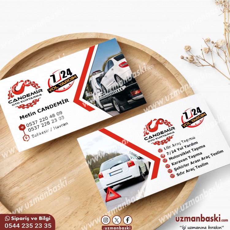 Oto Kurtarma Kartvizit Örneği 2 Oto Kurtarma Kartvizit Örneği 2