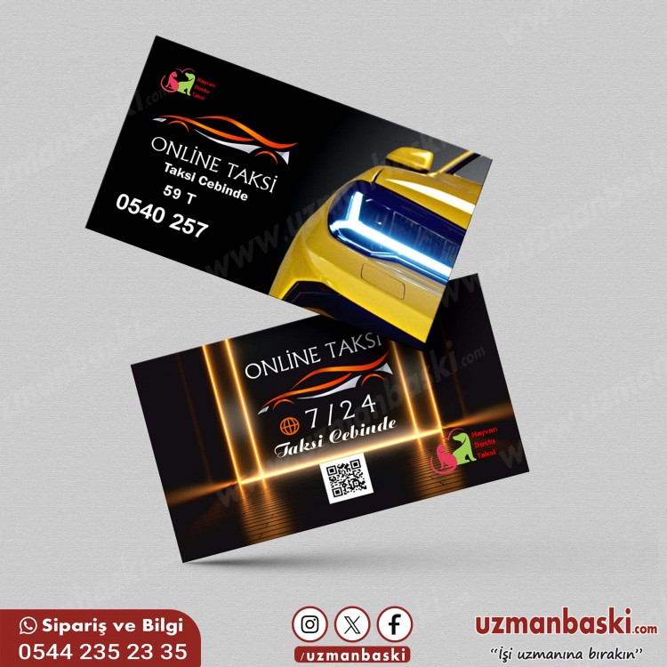 Online Taksi Kartvizit