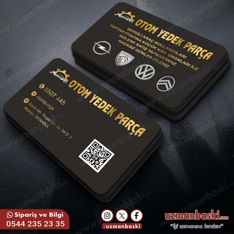 Oto Yedek Parça Kartvizit Tasarımı Oto Yedek Parça Kartvizit Tasarımı
