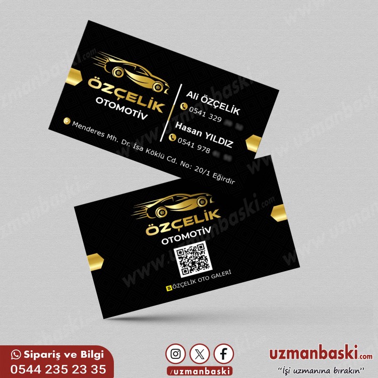 Premium Oto Galeri Kartvizit Tasarımı