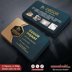 İnşaat ve Dekorasyon Kartvizit Tasarımı