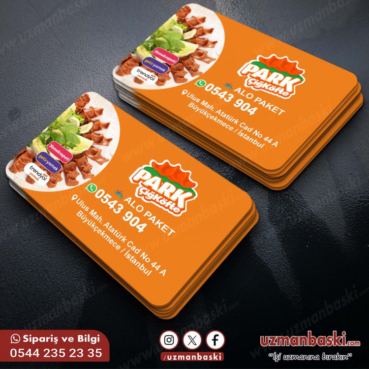 Çiğköfte Kartvizit Tasarım Örneği Çiğköfte Kartvizit Tasarım Örneği