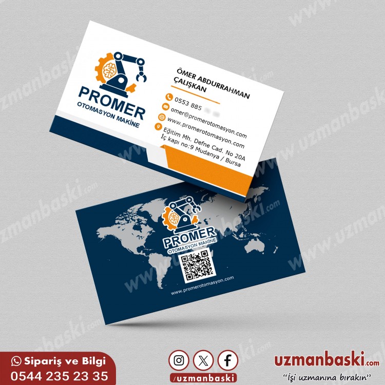 Makina Mühendisi Kartvizit Tasarımı Makina Mühendisi Kartvizit Tasarımı