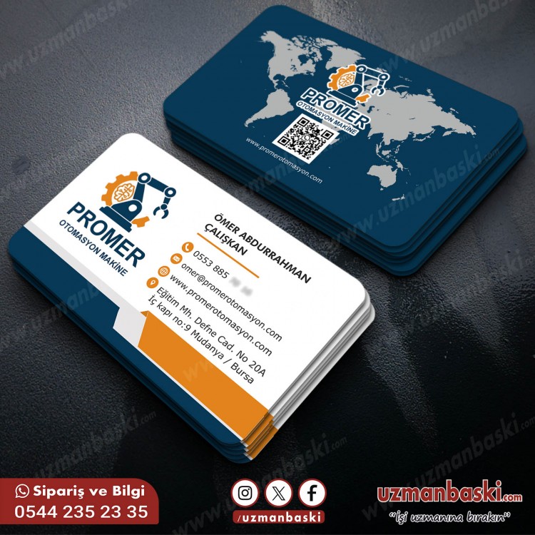 Makina Mühendisi Kartvizit Tasarımı Makina Mühendisi Kartvizit Tasarımı