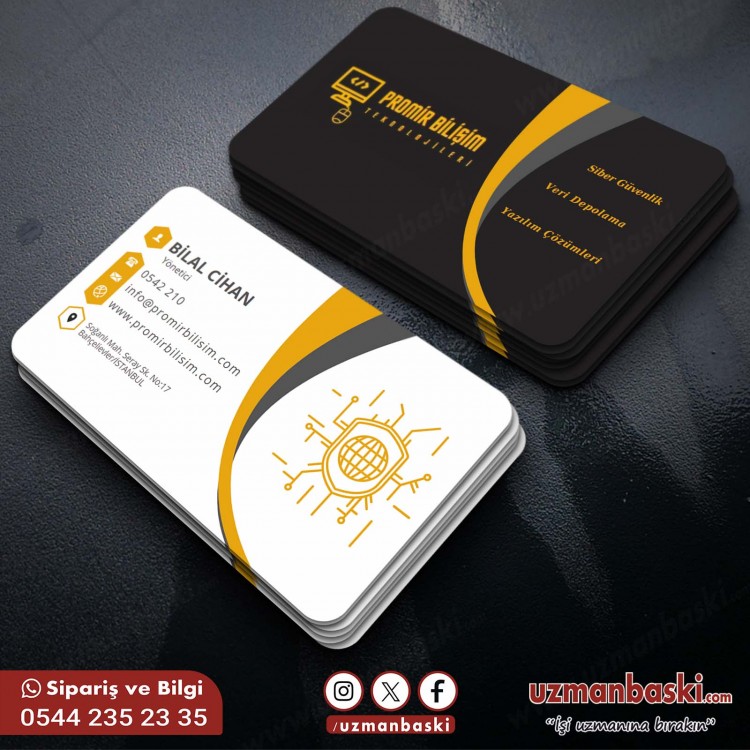 Bilgisayar Bilişim Kartvizit Tasarımı