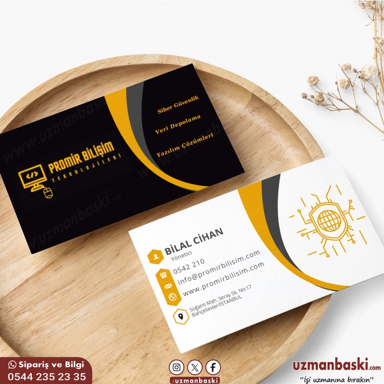 Bilişim teknolojileri kartviziti tasarımı