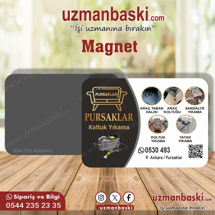 Koltuk Yıkama Magnet Tasarımı Koltuk Yıkama Magnet Tasarımı