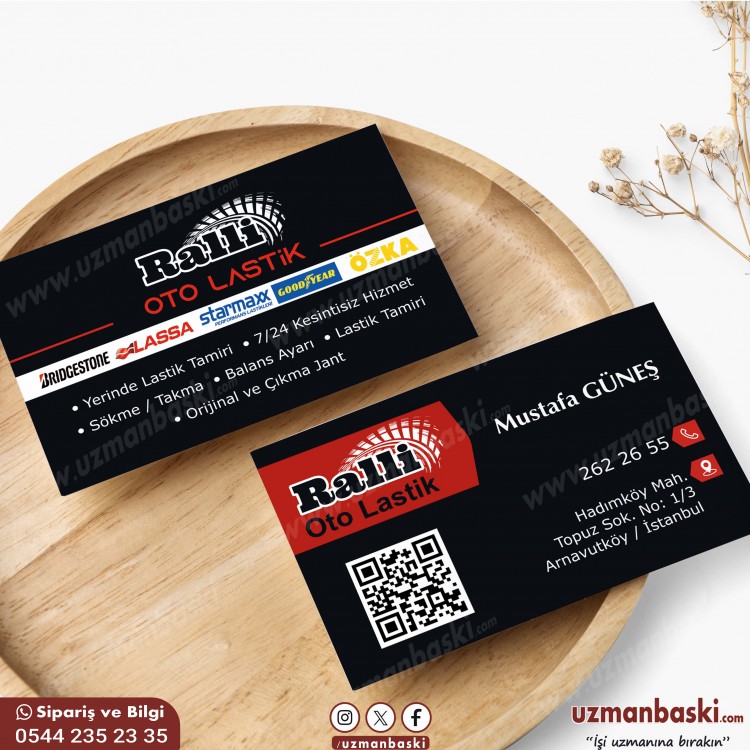Oto Lastik Kartvizit Tasarımı 2 Oto Lastik Kartvizit Tasarımı 2