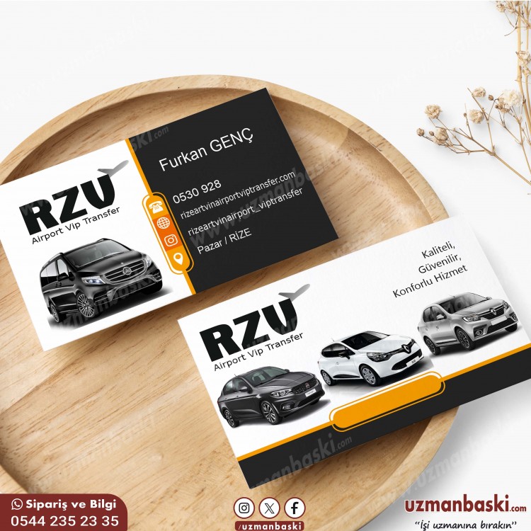 Havaalanı VIP Taşımacılık Taksi Kartvizit