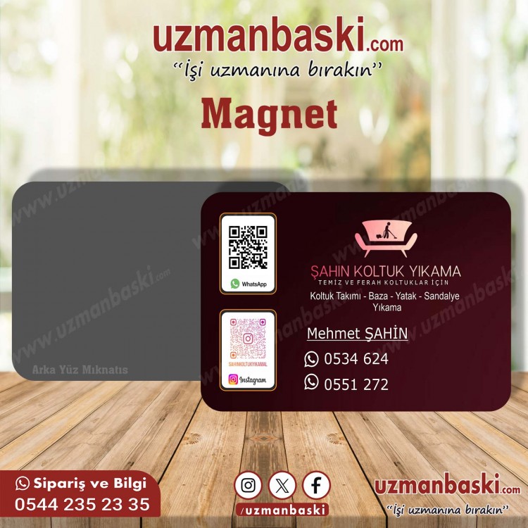 Koltuk Yatak Yıkama Magnet Örneği Koltuk Yatak Yıkama Magnet Örneği