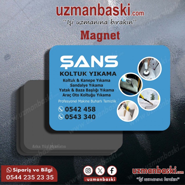 Koltuk Yıkama Magnet Tasarım Örneği Koltuk Yıkama Magnet Tasarım Örneği