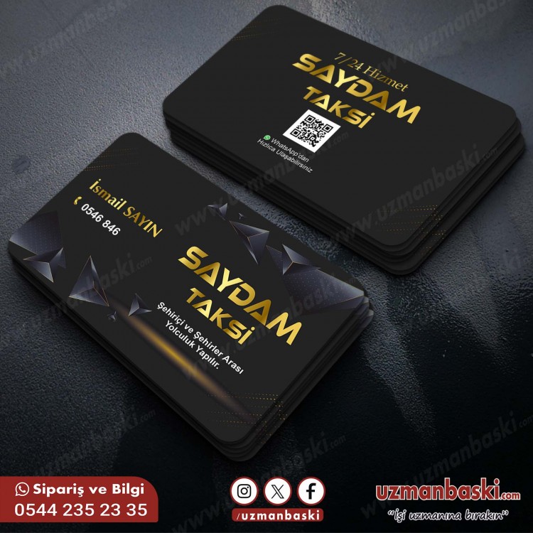 Kurumsal Taksi Durağı Kartvizit Tasarımı
