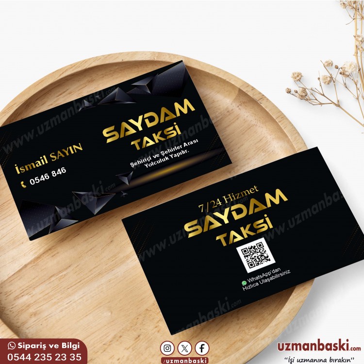 Kurumsal Taksi Durağı Kartvizit Tasarımı