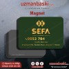 Baklavacı Magnet - Özel Baskılı Magnetler Baklavacı magnet tasarımı - özel baskılı reklam magneti