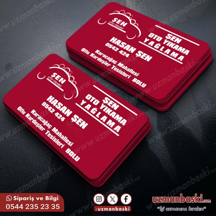 Oto Detaylı Temizlik Yıkama Kartvizit Örneği Oto Detaylı Temizlik Yıkama Kartvizit Örneği