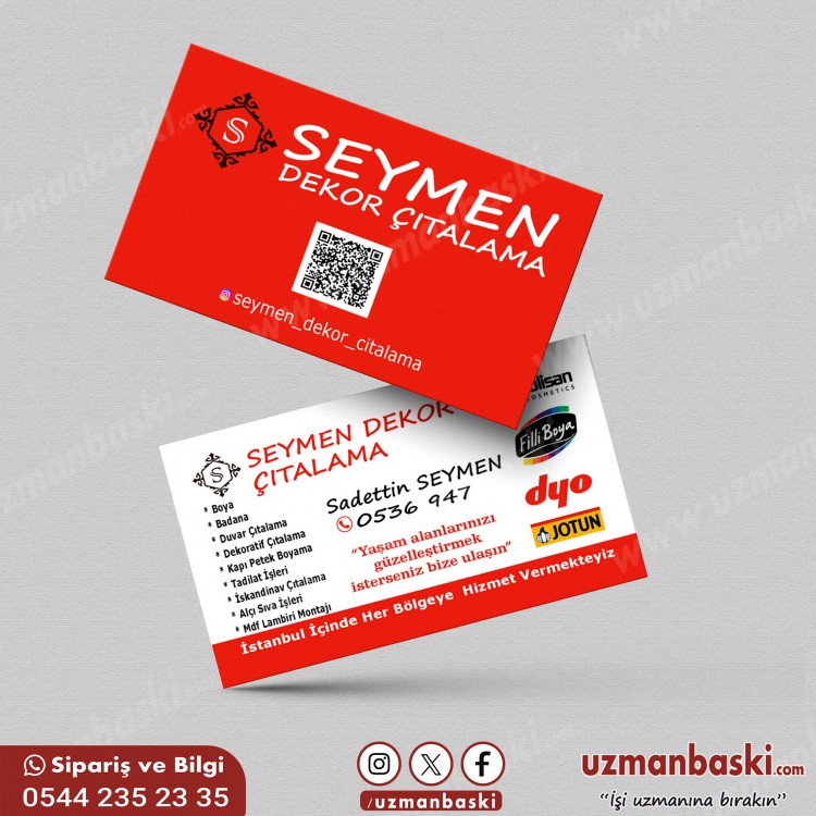 Dekorasyon Çıta Kartvizit Tasarımı Dekorasyon Çıta Kartvizit Tasarımı