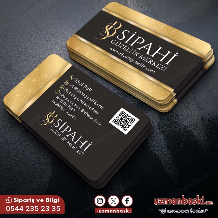 Güzellik Salonu Kartvizit Örneği Güzellik Salonu Kartvizit Örneği