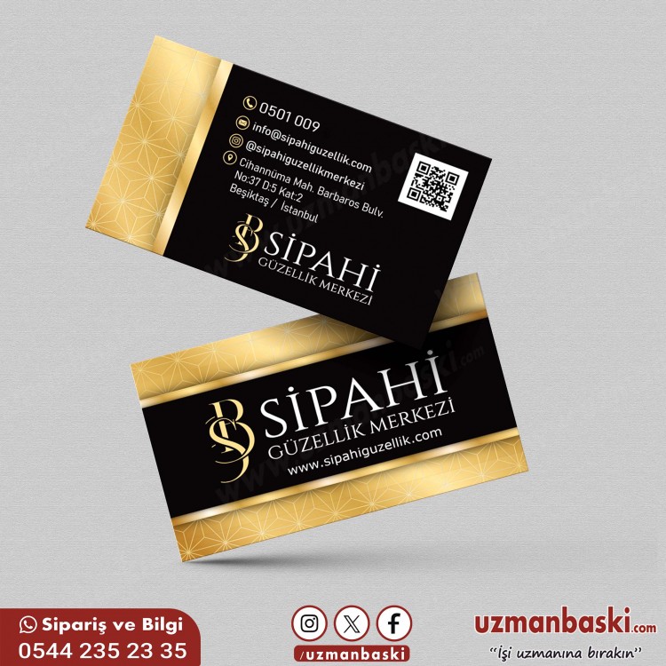 Güzellik Salonu Kartvizit Örneği