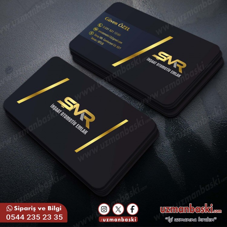 Emlak kartvizit tasarımı - kaliteli baskı