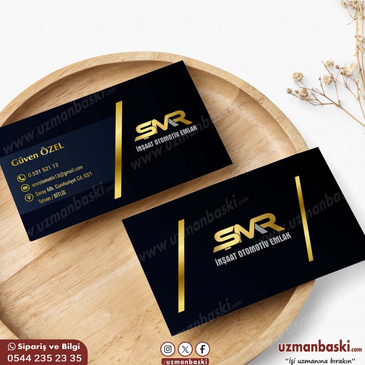 Emlak kartvizit tasarımı - kaliteli baskı