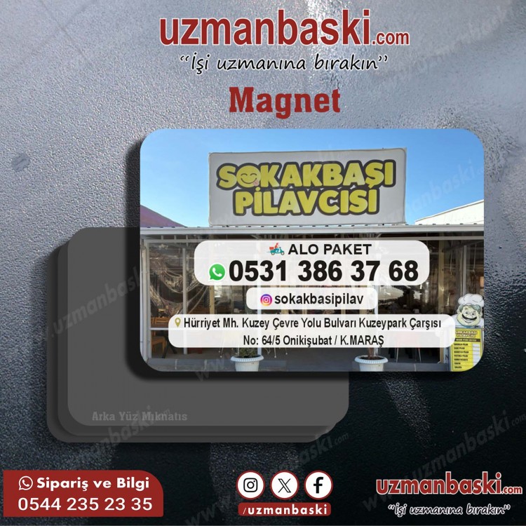Sokak Pilavcı Magnet Sokak Pilavcı Magnet