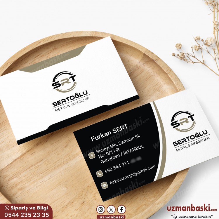 Metal & Aksesuar Kartvizit Metal & Aksesuar Kartvizit