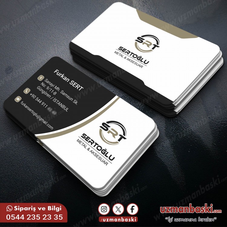 Metal & Aksesuar Kartvizit Metal & Aksesuar Kartvizit