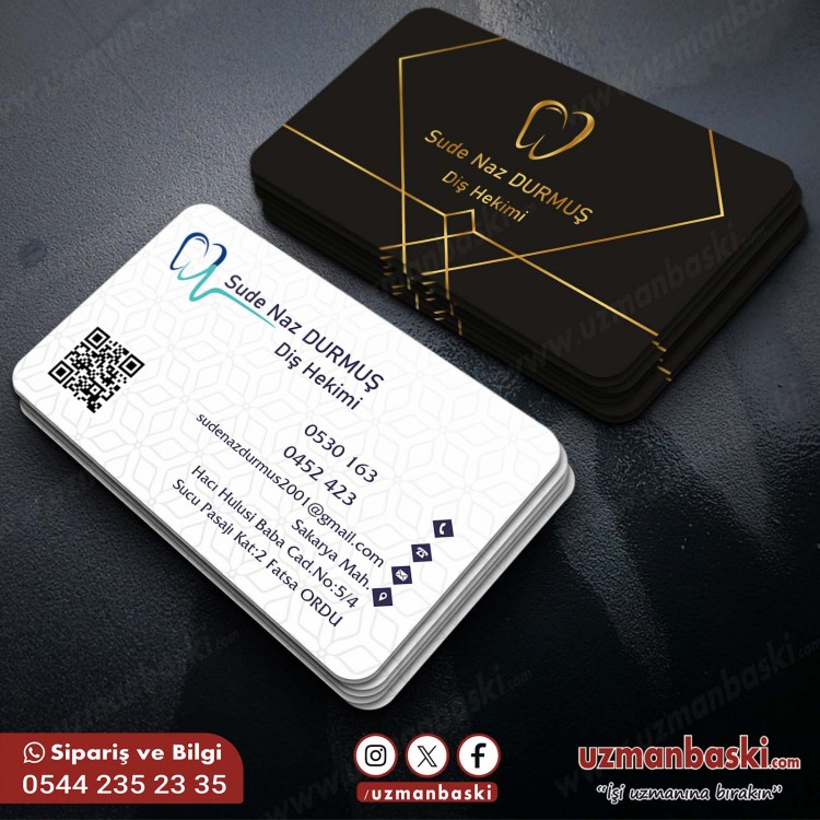 Diş Hekimi Kartvizit Tasarımı Diş Hekimi Kartvizit Tasarımı