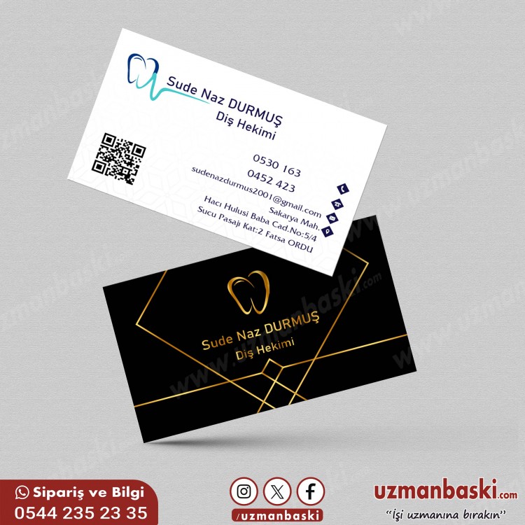 Diş Hekimi Kartvizit Tasarımı Diş Hekimi Kartvizit Tasarımı