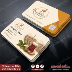 Çay Toptancısı Kartvizit Tasarım Örneği