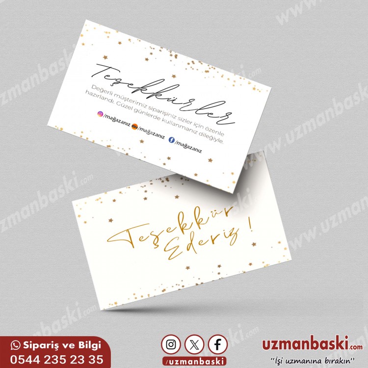 Teşekkür Kartı 4