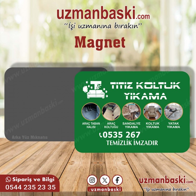 Koltuk Yıkama Magnet Örneği Koltuk Yıkama Magnet Örneği