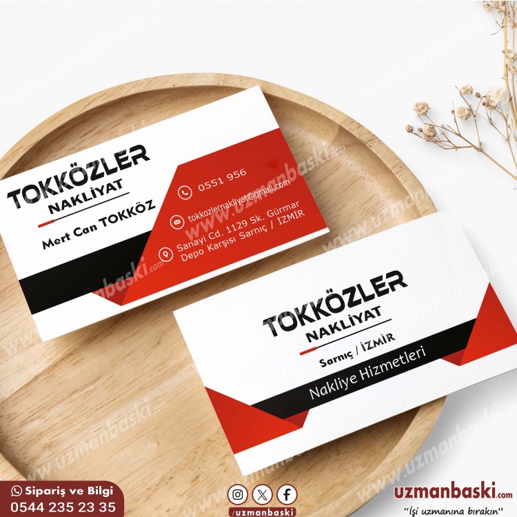 Nakliyat Kartvizit Örneği Nakliyat ve taşımacılık kartvizit tasarımı