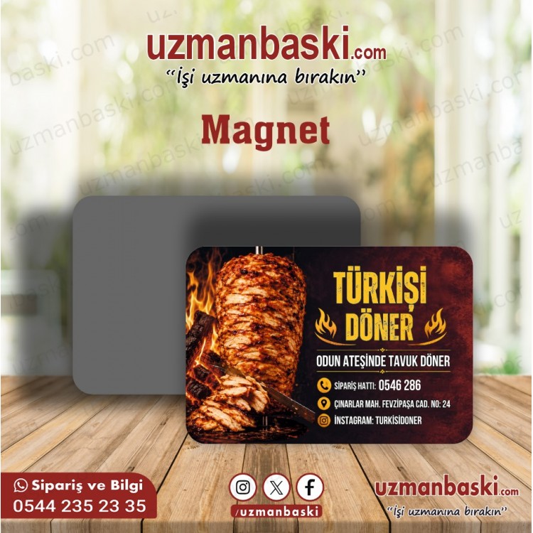 Dönerci Magnet Örneği