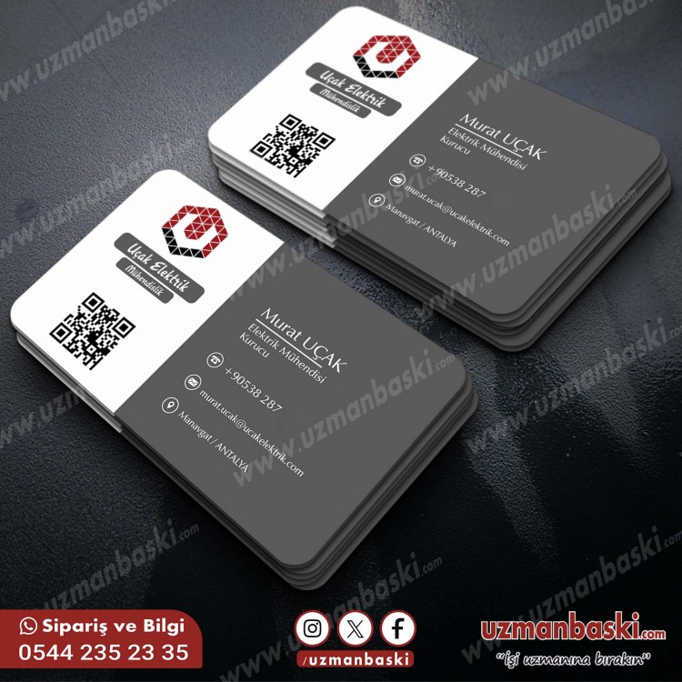 Elektrik Mühendisi Kartvizit Tasarım Örneği  Elektrik Mühendisi Kartvizit Tasarım Örneği