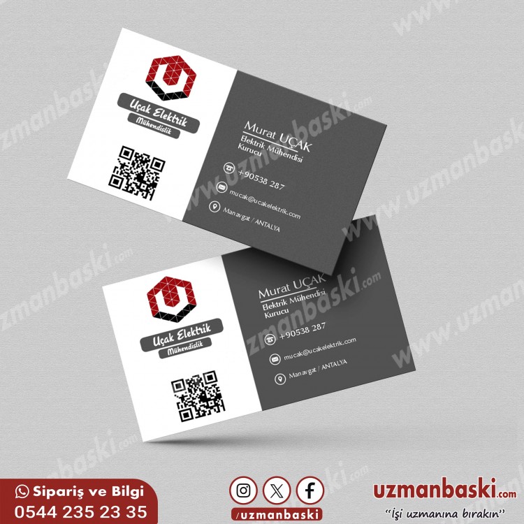 Elektrik Mühendisi Kartvizit Tasarım Örneği  Elektrik Mühendisi Kartvizit Tasarım Örneği