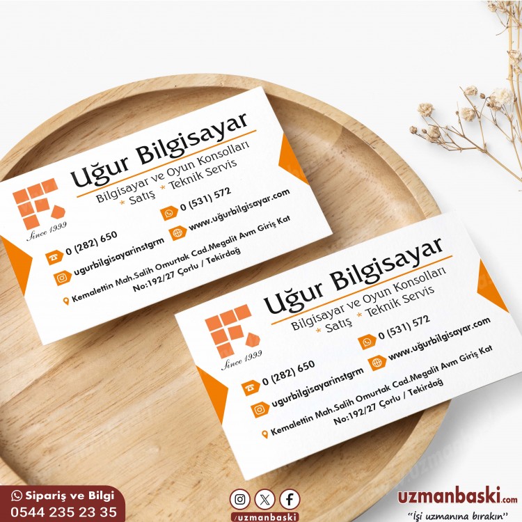 Bilgisayar Satış ve Teknik Servis Kartvizit Örneği