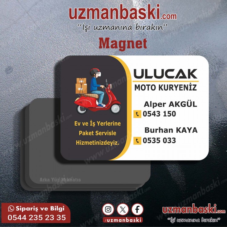 Moto Kurye Magnet Moto Kurye Magnet