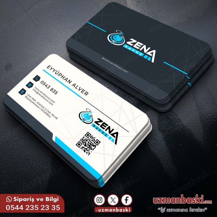 Havuz Sistemleri Kartvizit Tasarımı