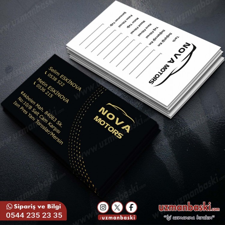 Nova Oto Yağ Bakım Kartı Nova Oto Yağ Bakım Kartı