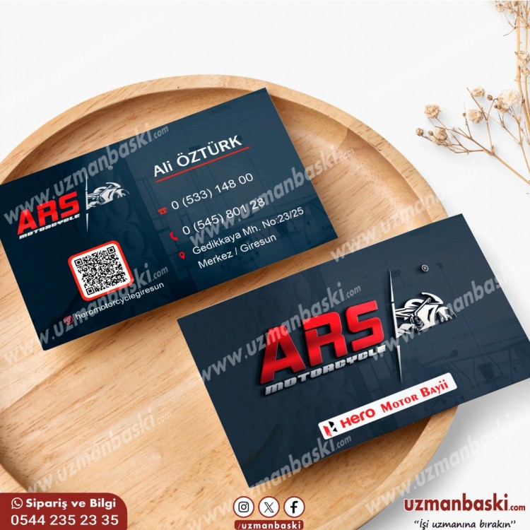 Motorsiklet Bayii Kartvizit Tasarımı Motorsiklet Bayii Kartvizit Tasarımı